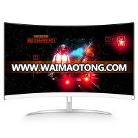 Super Cool 27 inch 1080P Computer Led Lcd Curved Monitor 1800R With VGA HD Input 12V DC